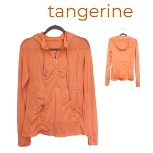 Tangerine 1/4 Zip Long Sleeve